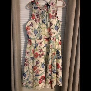 Ann Taylor Factory 16 Floral Dress